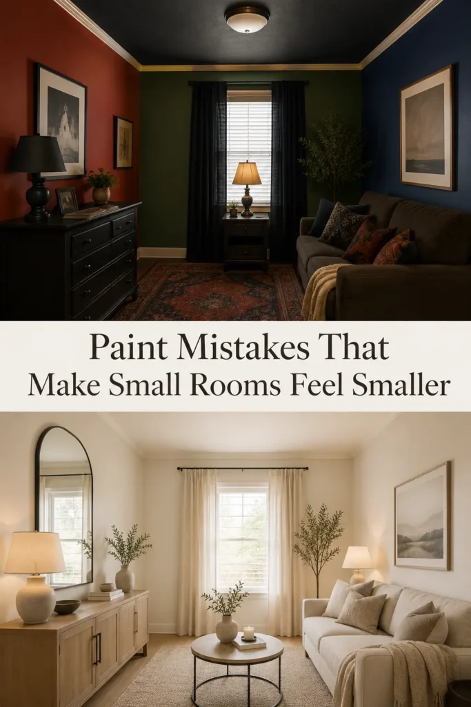 Common Paint Mistakes That Make Small Rooms Feel Smaller