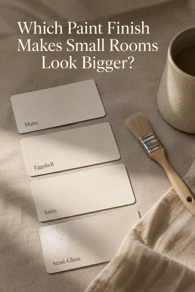 Paint Finishes That Help Small Rooms Look Bigger